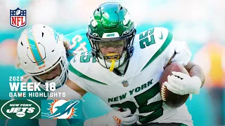 New York Jets vs. Miami Dolphins | 2022 Week 18 Game Highlights