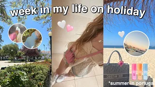 WEEK IN MY LIFE ON HOLIDAY | summer in portugal 🐚🌊🌸