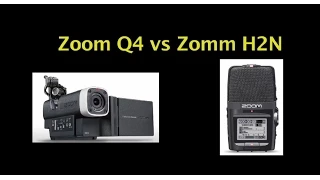 Zoom H2N vs Zoom Q4 Audio Comparison