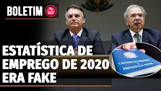 Boletim 247 - Estatística de emprego de 2020 era fake