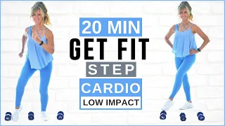 20 Minute GET FIT CARDIO Workout For Women | Low Impact High Intensity