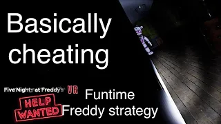 How to EASILY BEAT Funtime Freddy in Fnaf help wanted (FEELS LIKE CHEATING)