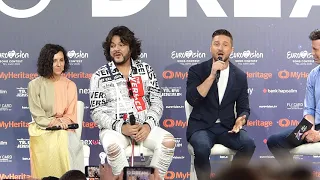 Sergey Lazarev singing 'You are the Only one' at Press Conference