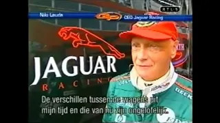2002 January 13 - Niki Lauda test Jaguar R2 @ Valencia