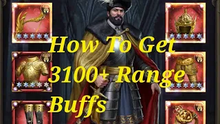 Evony TKR:  What does it take to get 3100+ Buffs Fixed Audio