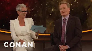 Jamie Lee Curtis Gives Conan The Comic-Con® Citizenship Test | CONAN on TBS