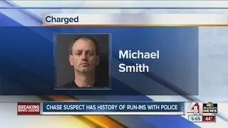 Charges filed after man leads police on chase