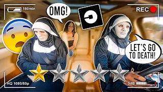 NUN UBER DISGUISE PRANK!!!😱 (GONE EXTREMELY WRONG)