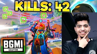 NINJA 42 SOLO KILLS 😳😱 BGMI HIGHEST SOLO KILLS 🔥😱 #bgmi #ninja #mortal #scout #gaming