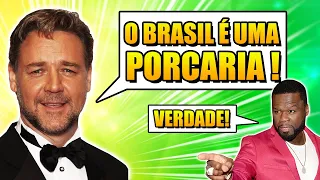 FAMOSOS QUE FALARAM MAL DO BRASIL! (E SE DERAM MAL) #2