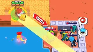 3000 IQ TROLL PLAYS 😈 NOOB TEAMERS WIPED OUT! Brawl Stars Funny Moments & Fails 2023 ep.1149