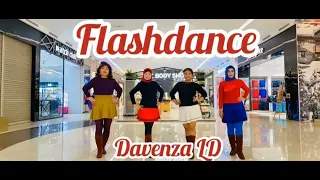 Flashdance Line Dance/ Demo by DAVENZA LD/ Choreo by Judy Rodgers (USA)