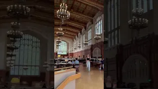 University of Michigan Library Reading Room! Hogwarts Vibes! 😍