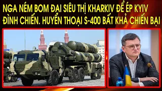 Tàn bạo: Nga ném bom đại siêu thị Kharkiv để áp lực Kyiv đình chiến. SU-25 của Putin lại nổ tung