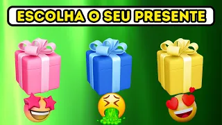 🎁ESCOLHA SEU PRESENTE NIVEL  DIFÍCIL ! QUIZ JOGO DAS ESCOLHAS  🎁!ARTE QUIZ! Choose your Gift #quiz