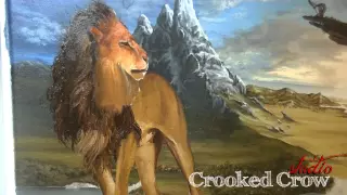 Narnia Painting: Aslan Time Lapse