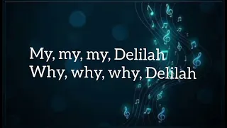 DELILAH LYRICS - TOM JONES