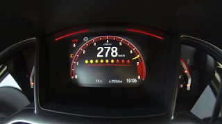Honda Civic Type R 2018 acceleration & top speed 0   283 kmh