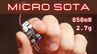 Smallest (ever?) HF transceiver?  Let's take it out for some SOTA