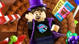 I Built Willy Wonka's Chocolate Factory! (Lego MrBeast)