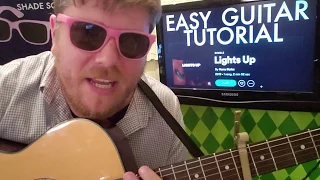 Harry Styles - Lights Up // guitar lesson beginner tutorial easy chords tabs acoustic