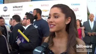 Ariana Grande on the 2013 Billboard Music Awards Blue Carpet