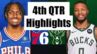 Bucks vs Sixers Full Highlights 4th QTR | Oct 26 | NBA Regular season 2023-2024