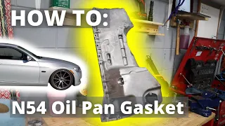 How To: Replace your 335i Oil Pan Gasket (At Home!)