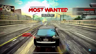 SABARU COSWORTH IMPREZA STI CAR - NFS MOST WANTED IN IPHONE 15 PLUS PART 3