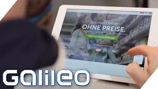 Online-Supermarkt ohne Preise! Was kann der erste Probier-Supermarkt "utryme"? | Galileo | ProSieben