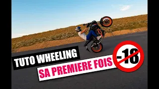 EN DIRECT ON A SA PREMIERE BAVETTE / TUTO WHEELING MT07