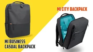 Mi business causal and city backpack review. Mi bagpack for male. mi travel backpack