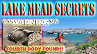 Lake Mead Secrets FOURTH BODY FOUND! #unsolved  Drought Bodies Remains August 2022 #news #nevada