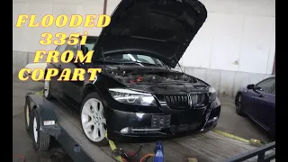 BUYING A FLOODED 335XI FROM COPART