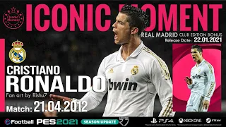 REAL MADRID ICONIC RONALDO STATS AND CELEBRATION.PES 2021