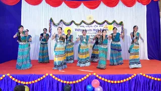 VIDHYA JYOTHI SCHOOL||BTM LAYOUT||ANNUAL DAY||2022-23|| VIII Girls||TRIBUTE TO MADHURI DIXITH||