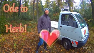 Ode to Herbert - not only a car, it is HERB! Daihatsu Hijet Review | Piaggio Porter