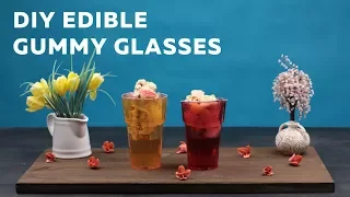 DIY edible gummy glasses