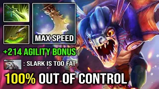 This HAPPEN When Pro Slark Got Out of Control +214 Bonus Agility Monster ATK Speed Butterfly Dota 2