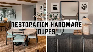 RESTORATION HARDWARE FURNITURE DUPES || LOOK FOR LESS || 2024