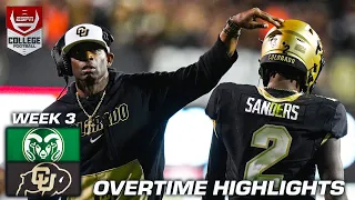 🚨 OVERTIME HIGHLIGHTS 🚨 Colorado edges Colorado State in 2OT | ESPN College Football