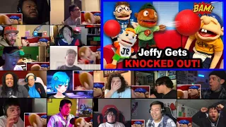 SML Movie: Jeffy Gets Knocked Out! REACTION MASHUP