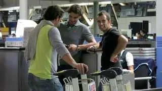 Rafa Nadal at Shanghai Airport 2013