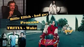 РЕАКЦИЯ на Billie Eilish - bad guy | TRITIA - Wake РЕАКЦИЯ