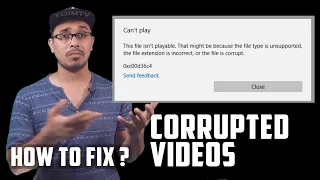 How To Repair, Fix Any Corrupted, Damage MP4, AVI, MOV, MKV, F4V, FLV, DIVX, WEBM Videos