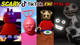 SCARY TIK TOK.EXE VIDEOS 24-27 | Scary TikToks You SHOULDN'T Watch Alone | Ruined Childhood