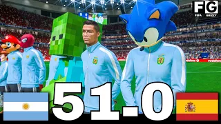 FIFA 24 | SONIC, RONALDO, SPIDERMAN, HULK, MESSI ANS ALLSTARS PALYING TOGETHER