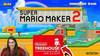 Super Mario Maker 2 E3 Gameplay! | Nintendo Treehouse E3 Presentation!!