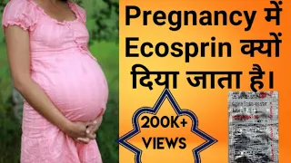 Ecosprin 75 during pregnancy