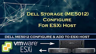 Dell Storage Configuration | iSCSI Initiator | LUN | Dell EMC ME5012 Storage with ESXI Host Setup |